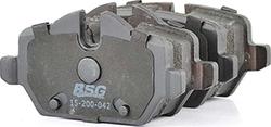 BSG BSG 15-200-042 - Brake Pad Set, disc brake autospares.lv