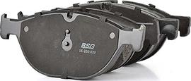 BSG BSG 15-200-039 - Brake Pad Set, disc brake autospares.lv