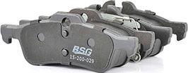 BSG BSG 15-200-029 - Brake Pad Set, disc brake autospares.lv