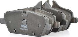 BSG BSG 15-200-025 - Brake Pad Set, disc brake autospares.lv