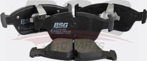 BSG BSG 15-202-009 - Brake Pad Set, disc brake autospares.lv