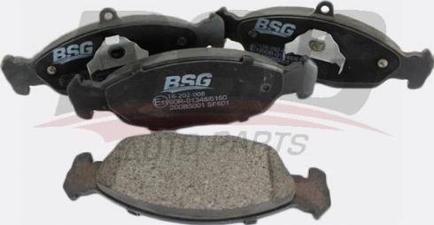 BSG BSG 15-202-008 - Brake Pad Set, disc brake autospares.lv