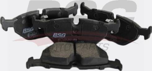 BSG BSG 15-202-003 - Brake Pad Set, disc brake autospares.lv