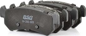 BSG BSG 16-200-005 - Brake Pad Set, disc brake autospares.lv