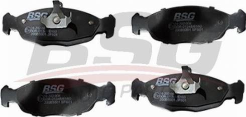 BSG BSG 16-202-008 - Brake Pad Set, disc brake autospares.lv