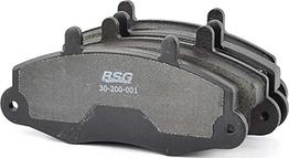 BSG BSG 30-200-001 - Brake Pad Set, disc brake autospares.lv