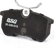 BSG BSG 30-200-019 - Brake Pad Set, disc brake autospares.lv