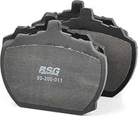 BSG BSG 30-200-011 - Brake Pad Set, disc brake autospares.lv