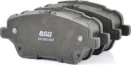 BSG BSG 30-200-037 - Brake Pad Set, disc brake autospares.lv