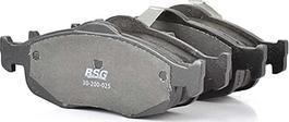 BSG BSG 30-200-025 - Brake Pad Set, disc brake autospares.lv