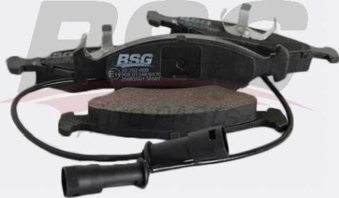 BSG BSG 30-202-009 - Brake Pad Set, disc brake autospares.lv