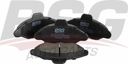 BSG BSG 30-202-010 - Brake Pad Set, disc brake autospares.lv