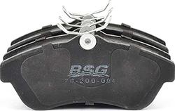 BSG BSG 70-200-004 - Brake Pad Set, disc brake autospares.lv