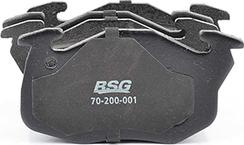 BSG BSG 70-200-001 - Brake Pad Set, disc brake autospares.lv