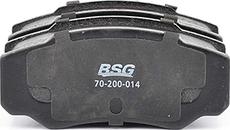 BSG BSG 70-200-014 - Brake Pad Set, disc brake autospares.lv