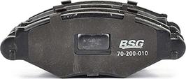 BSG BSG 70-200-010 - Brake Pad Set, disc brake autospares.lv