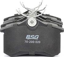 BSG BSG 70-200-020 - Brake Pad Set, disc brake autospares.lv