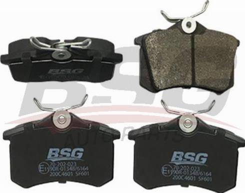 BSG BSG 70-202-023 - Brake Pad Set, disc brake autospares.lv