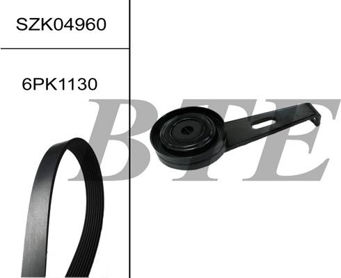 BTE SZK04960 - V-Ribbed Belt Set autospares.lv