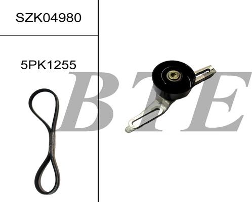 BTE SZK04980 - V-Ribbed Belt Set autospares.lv