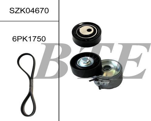 BTE SZK04670 - V-Ribbed Belt Set autospares.lv