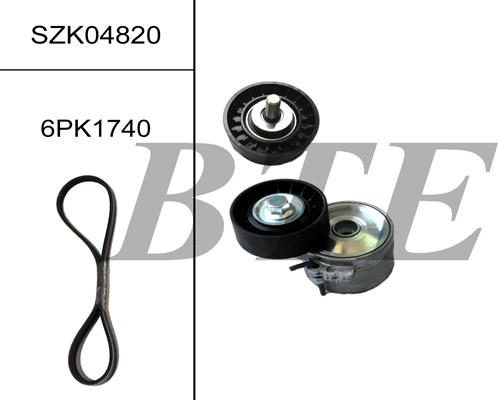 BTE SZK04820 - V-Ribbed Belt Set autospares.lv