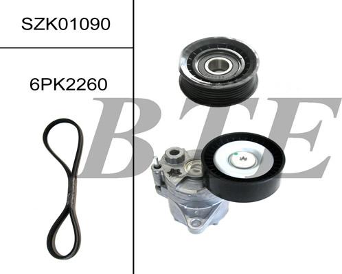 BTE SZK01090 - V-Ribbed Belt Set autospares.lv