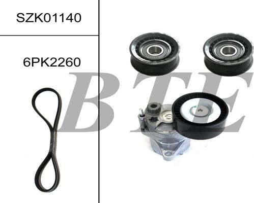 BTE SZK01140 - V-Ribbed Belt Set autospares.lv