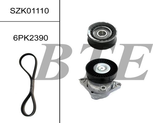 BTE SZK01110 - V-Ribbed Belt Set autospares.lv