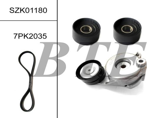 BTE SZK01180 - V-Ribbed Belt Set autospares.lv