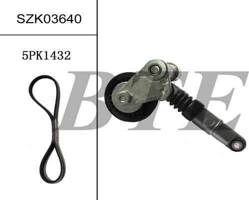 BTE SZK03640 - V-Ribbed Belt Set autospares.lv