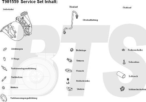 BTS Turbo T981559 - Charger, charging system autospares.lv