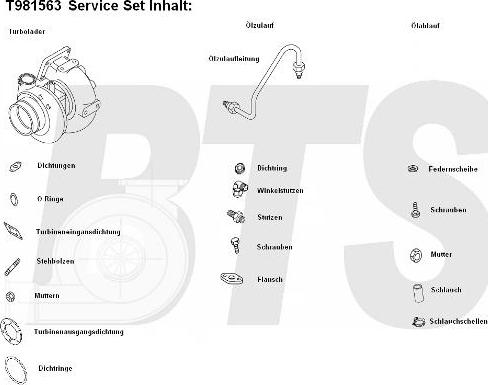 BTS Turbo T981563 - Charger, charging system autospares.lv