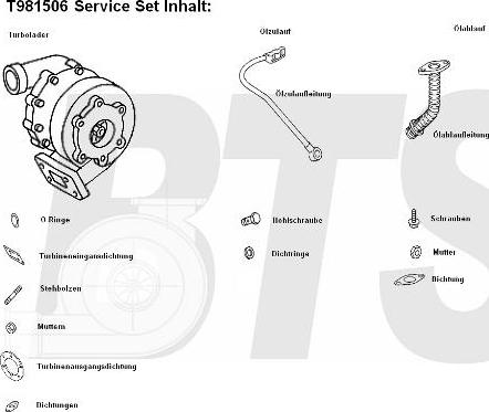 BTS Turbo T981506 - Charger, charging system autospares.lv