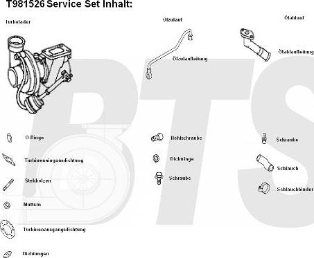 BTS Turbo T981526 - Charger, charging system autospares.lv