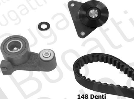 BUGATTI BKCD0401 - Timing Belt Set autospares.lv