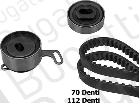 BUGATTI BKCD0631 - Timing Belt Set autospares.lv