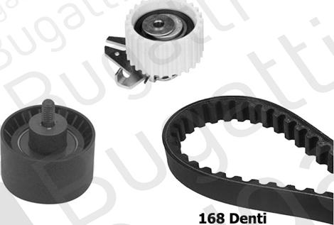 BUGATTI BKCD0096 - Timing Belt Set autospares.lv