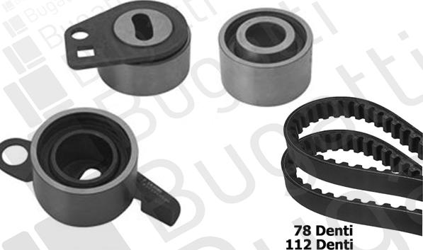 BUGATTI BKCD0044 - Timing Belt Set autospares.lv