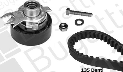 BUGATTI BKCD0048 - Timing Belt Set autospares.lv