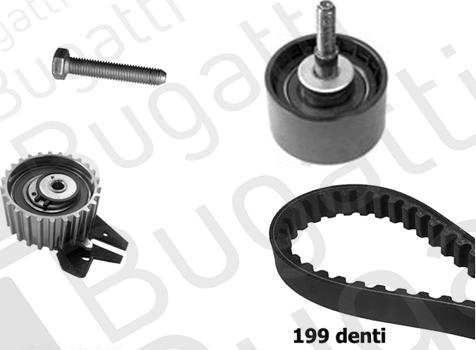 BUGATTI BKCD0005 - Timing Belt Set autospares.lv