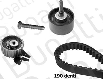 BUGATTI BKCD0006 - Timing Belt Set autospares.lv