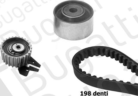 BUGATTI BKCD0011 - Timing Belt Set autospares.lv