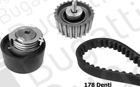 BUGATTI BKCD0017 - Timing Belt Set autospares.lv