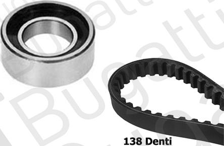 BUGATTI BKCD0072 - Timing Belt Set autospares.lv