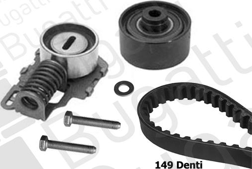 BUGATTI BKCD0112 - Timing Belt Set autospares.lv