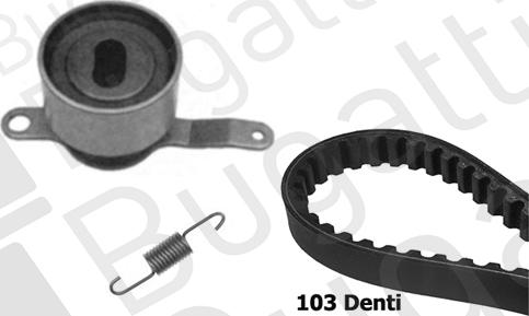 BUGATTI BKCD0175 - Timing Belt Set autospares.lv