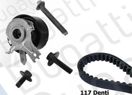 BUGATTI BKCD0751 - Timing Belt Set autospares.lv