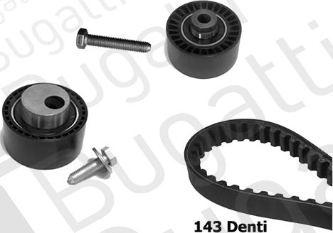 BUGATTI BKCD0778 - Timing Belt Set autospares.lv