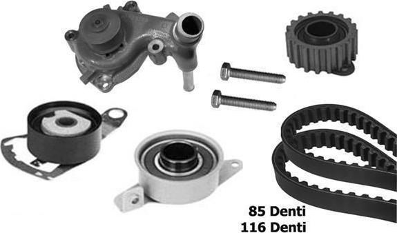 BUGATTI KBU6005A - Water Pump & Timing Belt Set autospares.lv